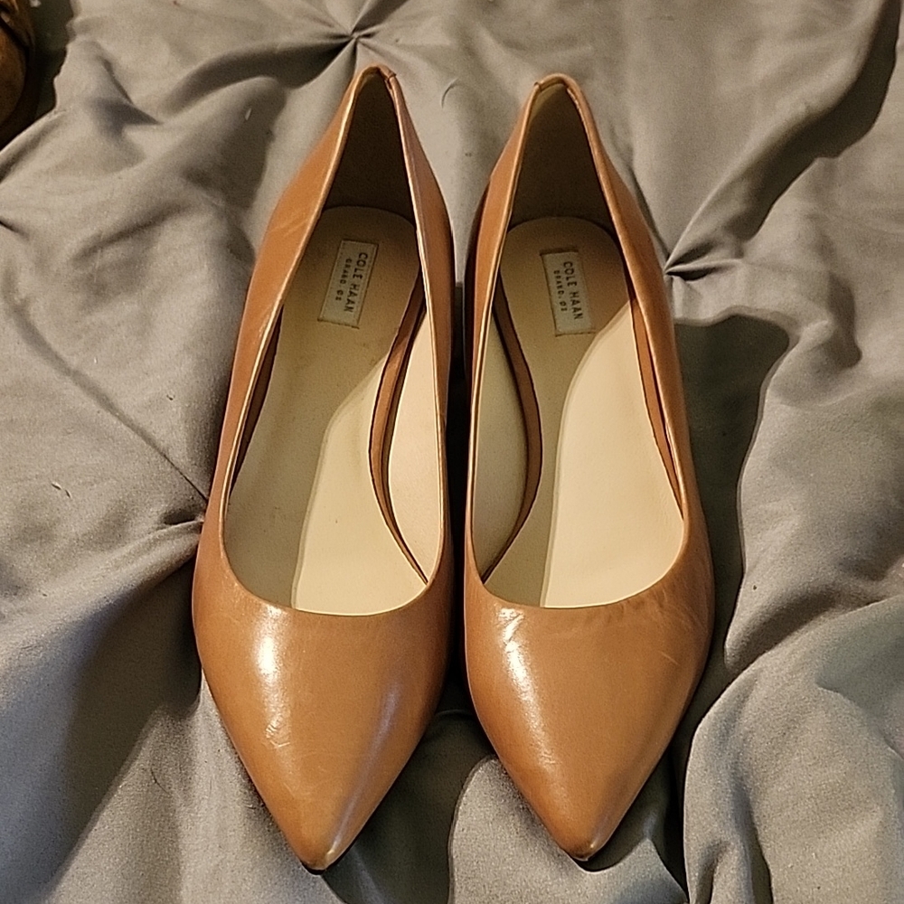 Cole Haan Women's Brown Leather Loafers